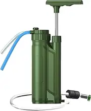 Portable UF Water Filter Pump Water Purification System Survial Gear for Camping Hiking Travel Emergency Pr Redness