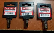 MADE IN USA Craftsman 3 Piece 1/4 Drive Socket Set