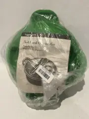 Tupperware Crystal Wave Plus Hot Food On Go Lunch Container Utensils New Green