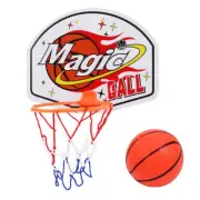 Child Mini Indoor Wall Mounted Plastic Basketball Hoop Ring Backboard Pump Toys