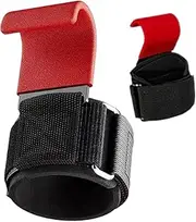 Wrist Straps for Weightlifting,Grips Hook for Powerlifting - Ergonomic Padded Wrist Wraps Hooks Supports for Workout Home Fitness Strength