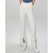 Women's fitness pants Pilates Pants Yoga Pants Split Lightweight High Waist Gym Pilates Zumba Bottoms White Blue Fall Sports Activewear Micro-elastic Loose Fit