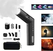 COLBOR CF5 Fog Machine Portable Smoke Machine with Magnetic RGB Light, Remote Control,40W Mini Handheld Fog Machine for Film,Photography