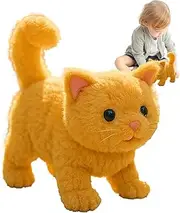 Robot Cat, Electric Fake Cat, Interactive Toy Figures for Girl Boys Home Offices Family Son Daughter Valentine's Day Mother's Day Thanksgiving