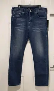 True Religion Jeans Geno Relaxed Slim Blue Men's Size 36 X 32