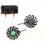 95mm For FDC10U12S9-C/T129215SU ASUS DUAL RX5500XT RX5600 Graphics Cooling Fan