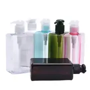 280ml Empty Emulsion PET Bottle Transparent Plastic Liquid Shampoo Sub bottling√