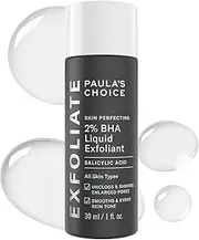 Paula's Choice Skin Perfecting 2% BHA Liquid Salicylic Acid Exfoliant, Gentle Facial Exfoliator for Blackheads, Large Pores, Wrinkles & Fine Lines, Travel Size, 30 mL Bottle