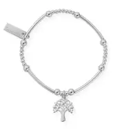 ChloBo Tree of Life Children's Small Bracelet Sterling Silver - CSBCM690