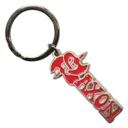 Saxon Red Band Logo Keyring Keychain