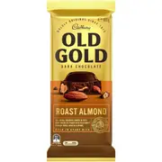 Cadbury Old Gold Dark Chocolate Roast Almond 180g Chocolate Block