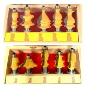10 pc 1/2" Shank Architectural Specialty Molding Router Bit set with Box S