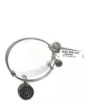 $28 Alex And Ani (+) ENERGY Initial Bracelet S Z1a