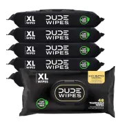 Flushable Wipes - 6 Pack, 288 Wipes - Shea Butter Smooth Extra-Large Adult Wet W