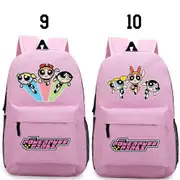 Japan Anime P-Powerpuffs Girls Girls Power Printed Student Backpack Back to School Snoppy Merch Schoolbag Travel bag 10