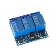 1pcs 3 Channel Module Compatible 3.3V 5V Signal High-voltage Relay in stock