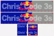 Code 3 Adhesive Vinyl Trailer Decal - Red Bull - 1/50 1/76 1/148 1/87 /164