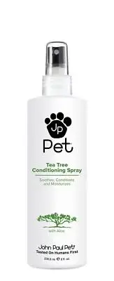 John Paul Pet Tea Tree Conditioning Spray with Aloe Soothes Conditions and Mo...