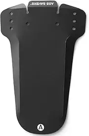 Ass Savers Mudder, Bicycle Mudguard, Fork Mounted Front Mudguard, Easy Zip Tie Mounting, Lightweight, Regular, Compatible for All Tire Widths w/Wheel Sizes 26" to 29", Prefolding
