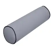 AD001 Medium 24x6 Contrast PipeTrim Bolster Pillow Cushion Insert Slip Cover Set