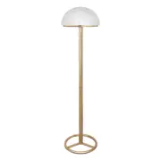 Metal Floor Lamp in White Acrylic Shade