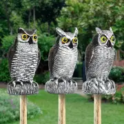 Scare Birds Away Owl Decoy Plastic Pest Control New Birds Away