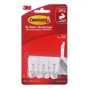 NEW 3M Command Wire Hooks 3 Pack By Spotlight