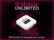 T-Mobile Unlimited Hotspot Data 4G to 5G Monthly $99/mo No Throttle No Contract