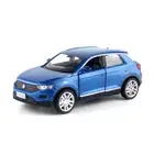 T-ROC Model Car 1/36 Scale Diecast Toy Cars Pull Back Toys for Boys Gifts Blue
