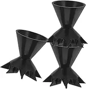Homoyoyo 3pcs DIY Plastic Paint Pouring Funnel Cup Lightweight Reusable Split Cups for Controlled Painting Versatile Art Pouring Tools for Go Creativity