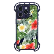 iPhone 16 Pro Ultra Bounce Case MagSafe Compatible tropical vibe (transparent)