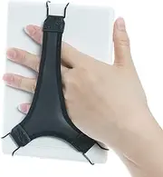 TFY Hand Strap Holder Finger Grip With Soft PU - Compatible With Kindle E-Readers, Paperwhite, Voyage, Oasis, Nook GlowLight Plus (Black)