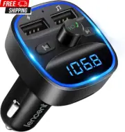 LENCENT FM Transmitter, Bluetooth FM Transmitter Wireless Radio Adapter Car Kit