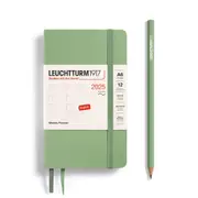 Weekly Planner 2025, Softcover (Sage) - A6