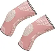 Gogogmee 2 Pack Running Compression Pads Women's Knee Support Elastic Brace Breathable Material for Exercise Cycling