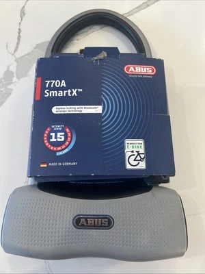 U-Lock 770A SmartX + USKF Holder - Smart Bike Lock with Bluetooth and Alarm -...