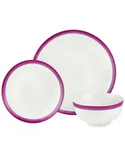 Godinger Sheer Porcelain 12pc Dinnerware Set