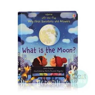 Usborne Very First Questions and Answers What is the Moon？ | 翻翻書 | 外文 | 繪本 | 原文 | 幼兒 | 月亮 |