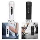 Car Electric Drinking Cup Travel Kettle 0.4L 2.5x8.8inch Stainless Steel for