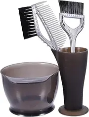 PENIKOKO 4pcs Hair Dye Hair Coloring Kit with Brushes and Mixing Bowl for Salon and Home Use Tinting Tools for Easy Diy