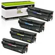 4 Set CF360X Toner Fits for HP 508X Color LaserJet Enterprise MFP M577dn M577f