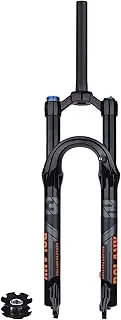 27.5/29 Mountainbike Air Suspension Fork, Adjustable Bicycle Boost Fork, Air Fork Straight Steerer Manual Lockout Mountain Bike Fork Rebound Adjustment 27.5in