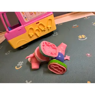 二手玩具 培樂多Play-Doh 佩佩豬冰淇淋車遊戲組 佩佩豬 粉紅豬小妹 正版授權 黏土遊戲