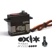 40KG Metal Gear 180° 1/8 1/10 Scale Steering Throttle RC Digital Servo a