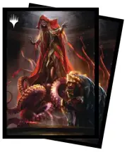100 x ULTRA PRO MTG Dominaria United Deck Protector Sleeves Dihada V1