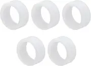 POENVFPO Skin Friendly Silicone Cover for Smart Rings, Designed for Oura Ring 3, Anti-Scratch Protector, 5PCS