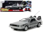 1:24 Back to the Future 1 w/Working Lights -- Delorean Time Machine -- JADA