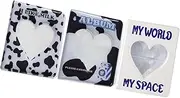 ORFOFE Mini Photo Album Cards Storage Book 3pcs Handmade Album for Photocards for Wedding Birthday Anniversary