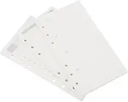 NUOBESTY Flexible Daily Weekly Planner Refills Undated 6-Hole Inserts for Organized Management