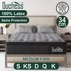 Duchess Mattress Spring Latex Gel Memory Foam Bed Queen Double King Single